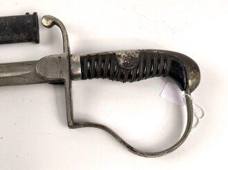 Einheitssäbel frühe Wehrmacht. Die Scheide original lackiert, ungereinigtes Stück