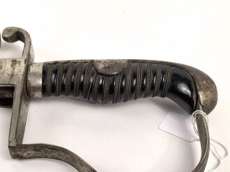 Einheitssäbel frühe Wehrmacht. Die Scheide original lackiert, ungereinigtes Stück