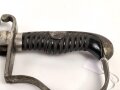 Einheitssäbel frühe Wehrmacht. Die Scheide original lackiert, ungereinigtes Stück