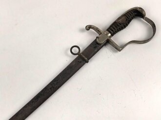 Einheitssäbel frühe Wehrmacht. Die Scheide original lackiert, ungereinigtes Stück