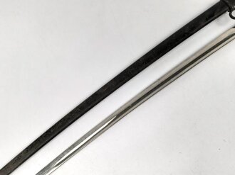 Einheitssäbel frühe Wehrmacht. Die Scheide original lackiert, ungereinigtes Stück