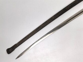 Einheitssäbel frühe Wehrmacht. Die Scheide original lackiert, ungereinigtes Stück
