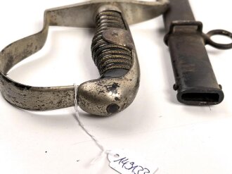 Einheitssäbel frühe Wehrmacht. Die Scheide original lackiert, ungereinigtes Stück
