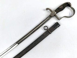 Einheitssäbel frühe Wehrmacht. Die Scheide original lackiert, ungereinigtes Stück
