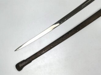 Einheitssäbel frühe Wehrmacht. Die Scheide original lackiert, ungereinigtes Stück