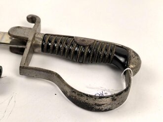 Einheitssäbel frühe Wehrmacht. Die Scheide original lackiert, ungereinigtes Stück