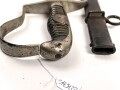 Einheitssäbel frühe Wehrmacht. Die Scheide original lackiert, ungereinigtes Stück