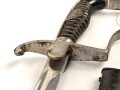 Einheitssäbel frühe Wehrmacht. Die Scheide original lackiert, ungereinigtes Stück