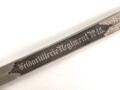 Preußen, Säbel für einen Angehörigen im Feldartillerie Regiment No. 46 . Eigentumstück mit doppelseitiger Klingenätzung, ungereinigtes Stück, die Scheide fehlt