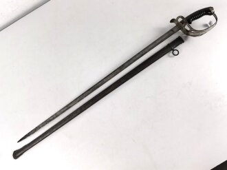 Preußen, Kavalleriedegen KD89. Ungereinigtes Stück mit biedseitiger, schwacher Klingenätzung  von WKC