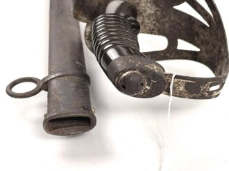 Preußen, Kavalleriedegen KD89. Ungereinigtes Stück mit biedseitiger, schwacher Klingenätzung  von WKC