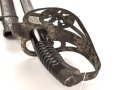 Preußen, Kavalleriedegen KD89. Ungereinigtes Stück mit biedseitiger, schwacher Klingenätzung  von WKC, Klingenlänge 83cm und breite 2,2cm