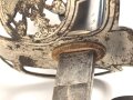 Preußen, Kavalleriedegen KD89. Ungereinigtes Stück mit biedseitiger, schwacher Klingenätzung  von WKC, Klingenlänge 83cm und breite 2,2cm
