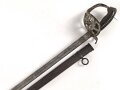 Preußen, Kavalleriedegen KD89. Ungereinigtes Stück mit biedseitiger, schwacher Klingenätzung  von WKC, Klingenlänge 83cm und breite 2,2cm