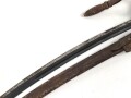 Niederlande, " Klewang" Säbel Modell 1911. Hersteller " Hembrug". Ungereinigtes Stück mit Koppelschuh und dem seltenen Portepee