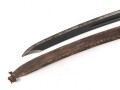 Niederlande, " Klewang" Säbel Modell 1911. Hersteller " Hembrug". Ungereinigtes Stück mit Koppelschuh und dem seltenen Portepee