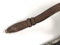 Niederlande, " Klewang" Säbel Modell 1911. Hersteller " Hembrug". Ungereinigtes Stück mit Koppelschuh und dem seltenen Portepee