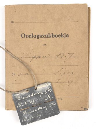 Niederlande, " Oorlogszakboekje" eines...