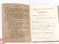 Niederlande, " Oorlogszakboekje" eines Angehörigen im "20E Regimente Infanterie" datiert 1929. Dazu die Erkennungsmarke mit gleichem Namen