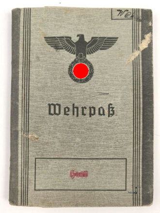 Wehrpaß Heer, eingestellt 22. Mai 1942 bei  Infanterie Ersatz. Btl. 470