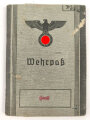 Wehrpaß Heer, eingestellt 22. Mai 1942 bei  Infanterie Ersatz. Btl. 470