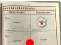 Wehrpaß Heer, eingestellt 22. Mai 1942 bei  Infanterie Ersatz. Btl. 470