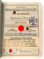 Wehrpaß Heer, eingestellt 22. Mai 1942 bei  Infanterie Ersatz. Btl. 470