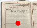 Wehrpaß Heer, eingestellt 22. Mai 1942 bei  Infanterie Ersatz. Btl. 470