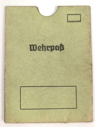Wehrpaß Hülle, Maße 11,5 x 15,5 cm