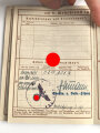 Wehrpaß Heer, Zweitschrift, eingestellt am 4. November 1937 bei Artillerie Regiment 30