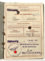 Wehrpaß Heer, Zweitschrift, eingestellt am 4. November 1937 bei Artillerie Regiment 30