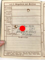 Wehrpaß Heer, Zweitschrift, eingestellt am 4. November 1937 bei Artillerie Regiment 30