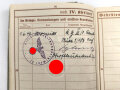 Wehrpaß Luftwaffe, ausgestellt 10.6.1939 bei Küstenmehrzweckstaffel 3 / 508 Dievenow