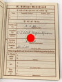 Wehrpaß Luftwaffe, ausgestellt 10.6.1939 bei Küstenmehrzweckstaffel 3 / 508 Dievenow