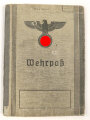 Wehrpaß Heer, eingestellt am 2.9.41 bei Infanterie Ersatz. Batl. 61 München.