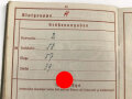 Wehrpaß Heer, eingestellt am 2.9.41 bei Infanterie Ersatz. Batl. 61 München.