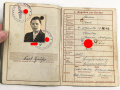 Wehrpaß Heer, eingestellt am 2.9.41 bei Infanterie Ersatz. Batl. 61 München.