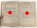 Wehrpaß Heer, eingestellt am 2.9.41 bei Infanterie Ersatz. Batl. 61 München.