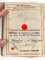 Wehrpaß Heer, eingestellt am 2.9.41 bei Infanterie Ersatz. Batl. 61 München.