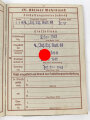 Wehrpaß Heer, eingestellt am 2.9.41 bei Infanterie Ersatz. Batl. 61 München.