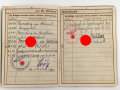 Wehrpaß Luftwaffe, ausgestellt 9.3.1937 bei Flieger Ersatz Abteilung 13