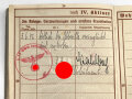 Wehrpaß Luftwaffe, ausgestellt 9.3.1937 bei Flieger Ersatz Abteilung 13