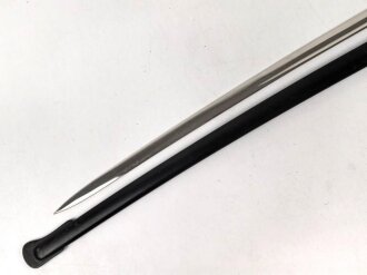 Heer, Säbel für Offiziere, Modell 119 von Alcoso Solingen. Saubere Klinge, Scheide Originallack, guter Gesamtzustand. Ungereinigtes Stück