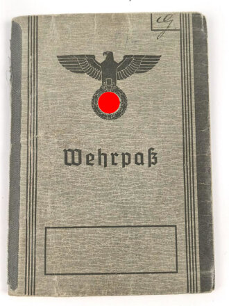 Wehrpaß Heer, eingestellt am 1.4.43 bei Grenadier Ersatz Btl 96