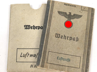 Wehrpaß Luftwaffe, eingestellt am 24.10.37 bei Luftnachrichten Abteilung I/14 Münster.