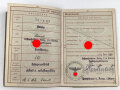 Wehrpaß Luftwaffe, eingestellt am 24.10.37 bei Luftnachrichten Abteilung I/14 Münster.