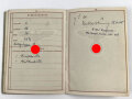 Wehrpaß Luftwaffe, eingestellt am 24.10.37 bei Luftnachrichten Abteilung I/14 Münster.