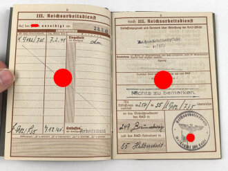 Wehrpaß Heer, eingestellt am 8.12.41 bei Grenadier Ersatz Kompanie 31 Braunschweig