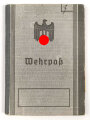 Wehrpaß Heer, eingestellt 4.November 1937 bei 6.Schützen Regiment 3 Eberswalde