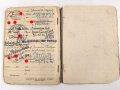 Soldbuch Zweitschrift für einen Unterscharführer der Waffen SS, ausgestellt 28.10.1942 bei 2.SS Panzer Ersatz Abteilung